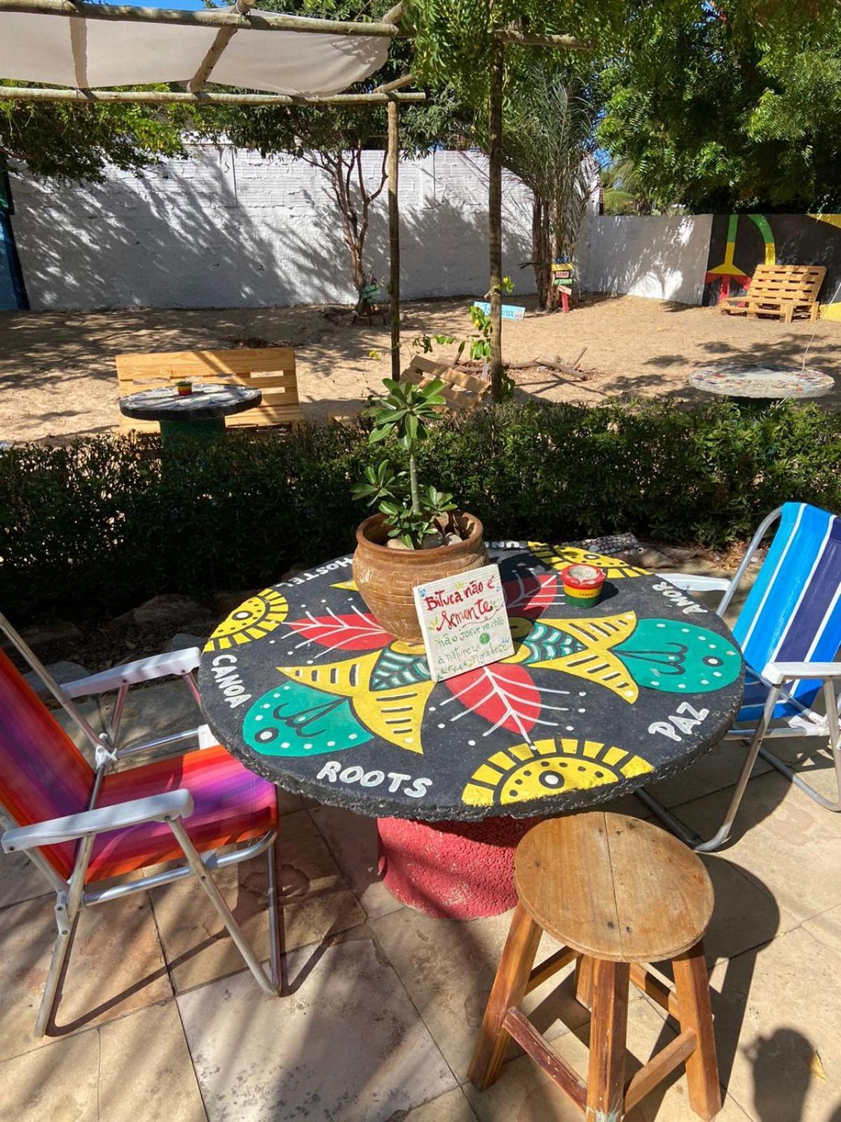 Canoa Roots Hostel & Camping Canoa Quebrada Luaran gambar